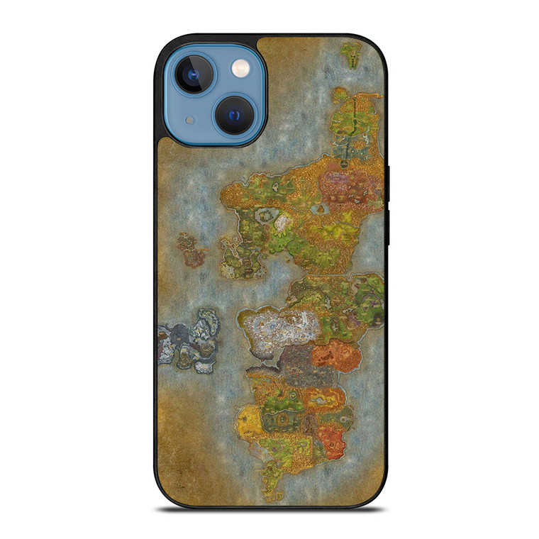 WORLD OF WARCRAFT GAMES MAP iPhone 13 Case Cover