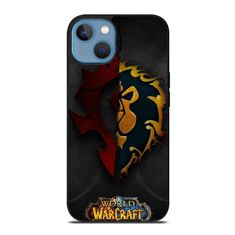 WORLD OF WARCRAFT HORDE ALLIANCE LOGO iPhone 13 Case Cover