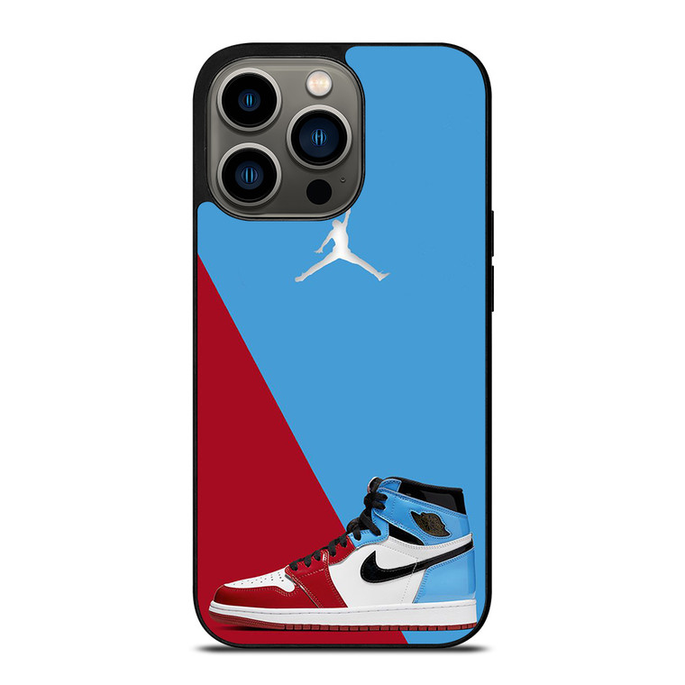 AIR JORDAN SNEAKERS RED BLUE iPhone 13 Pro Case Cover