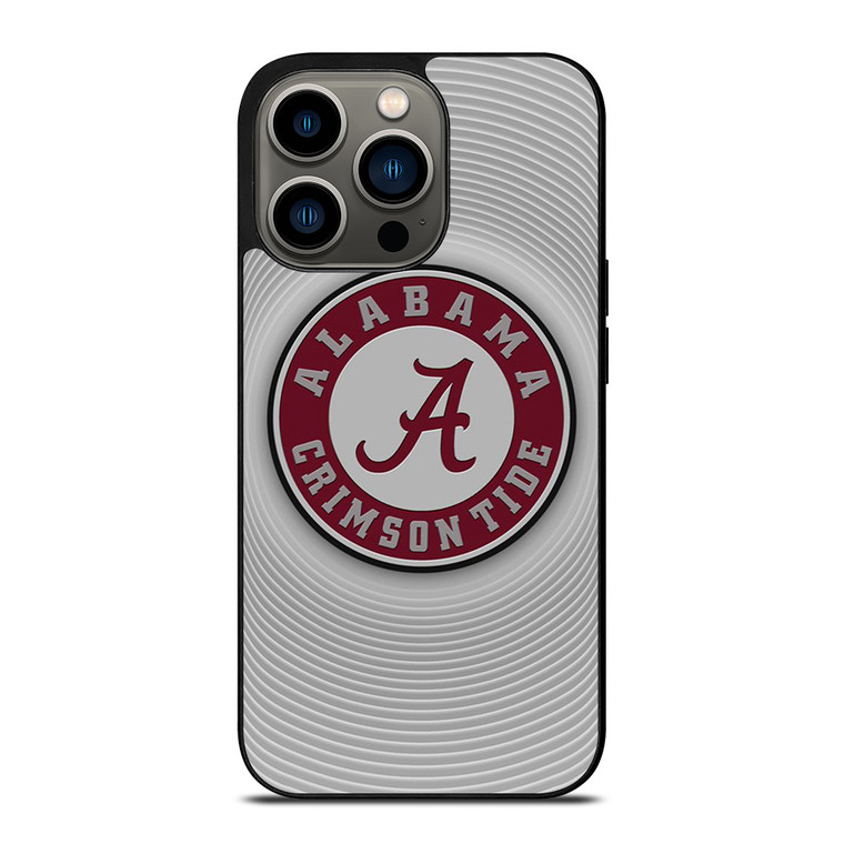 ALABAMA CRIMSON TIDE CIRCLE TEXTURE iPhone 13 Pro Case Cover