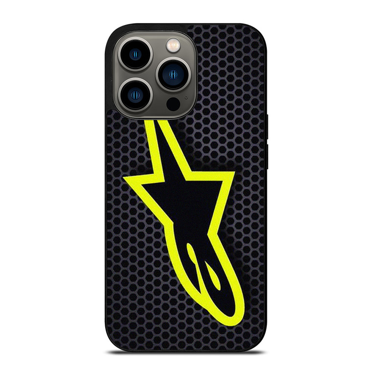 ALPINESTAR METAL CARBON EMBLEM iPhone 13 Pro Case Cover
