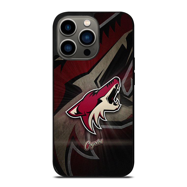 ARIZONA COYOTES METAL LOGO iPhone 13 Pro Case Cover