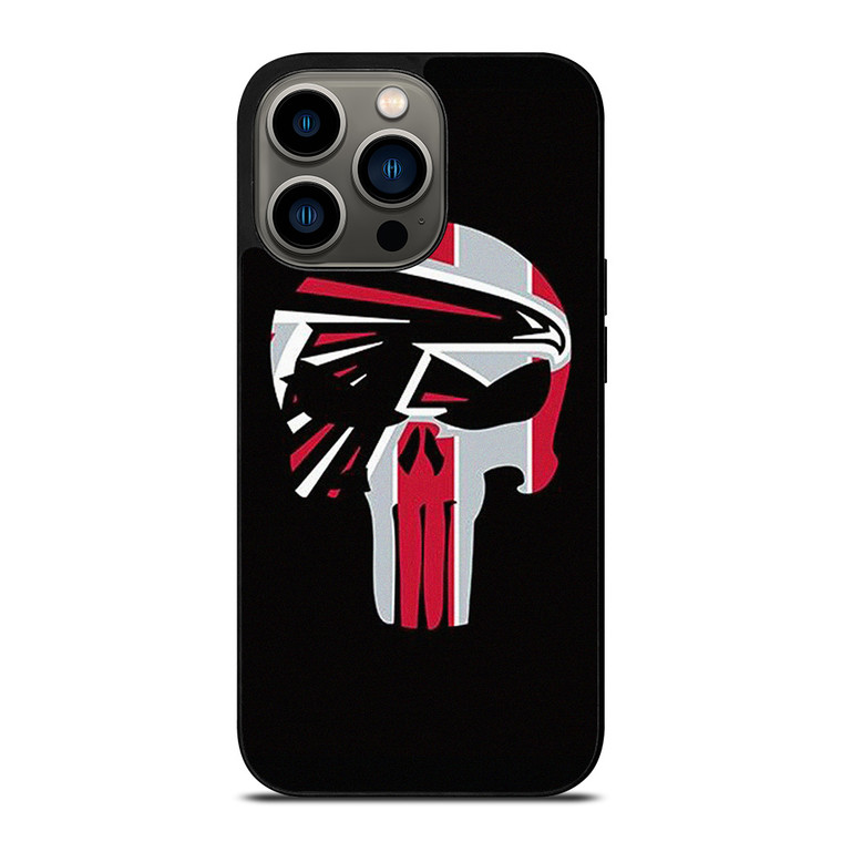 ATLANTA FALCONS FOOTBALL TEAM SKULL iPhone 13 Pro Case Cover