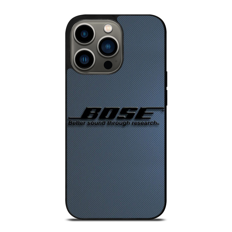 BOSE SOUNG CARBON LOGO iPhone 13 Pro Case Cover