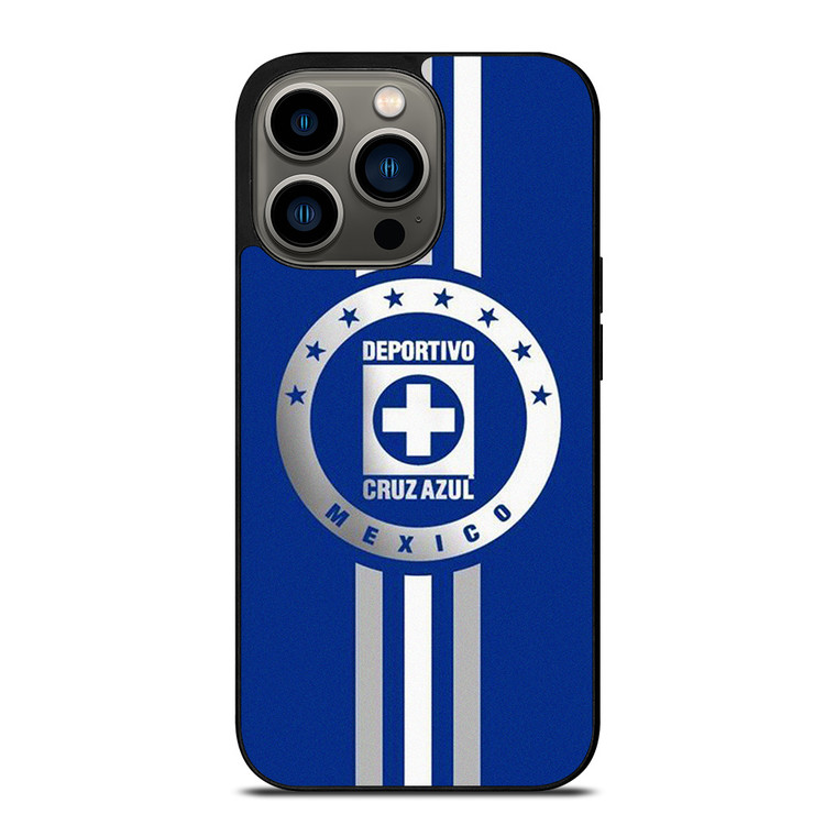 DEPORTIVO CRUZ AZUL MEXICO STRIPE LOGO iPhone 13 Pro Case Cover