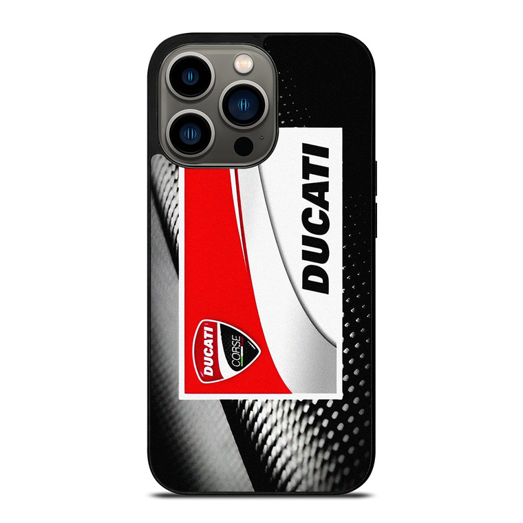 DUCATI CORSE MOTORSPORT LABEL iPhone 13 Pro Case Cover
