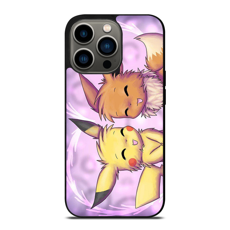 EEVEE PIKACHU POKEMON GAMES iPhone 13 Pro Case Cover