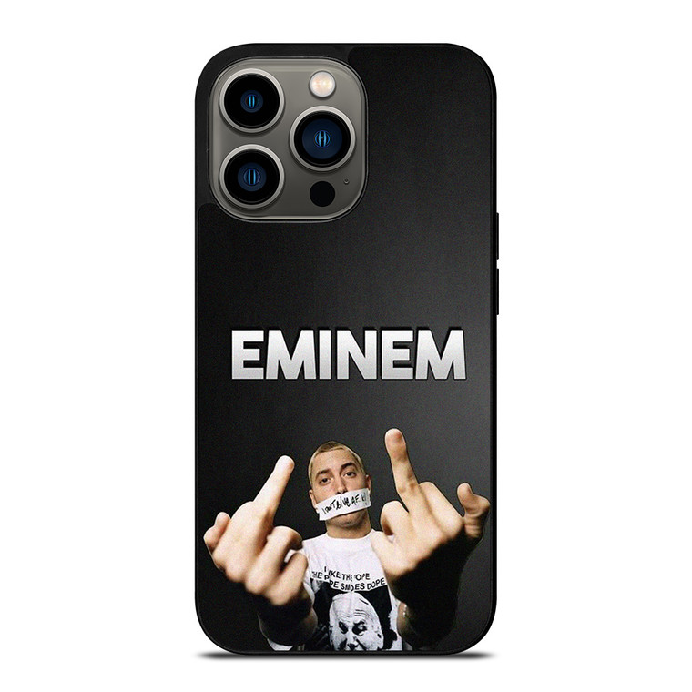 EMINEM RAPPER RAPPER MIDDLE FINGER iPhone 13 Pro Case Cover