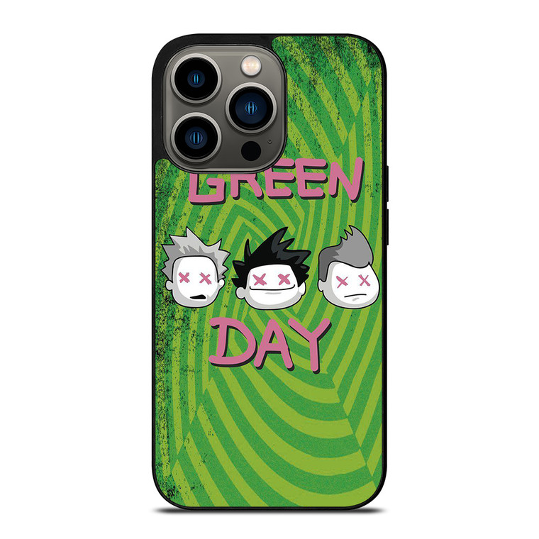 GREEN DAY ROCK BAND CARTOON ICON iPhone 13 Pro Case Cover