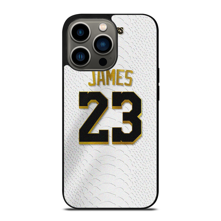 LEBRON JAMES LA LAKERS WHITE KIT iPhone 13 Pro Case Cover