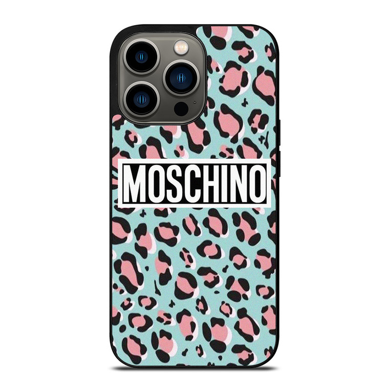 MOSCHINO LEOPARD SKIN iPhone 13 Pro Case Cover MOSCHINO LEOPARD SKIN iPhone 13 Pro Case Cover