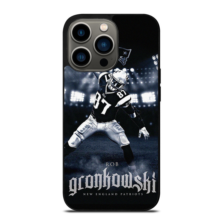 NEW ENGLAND PATRIOT ROB GRONKOWSKI FOOTBALL iPhone 13 Pro Case Cover
