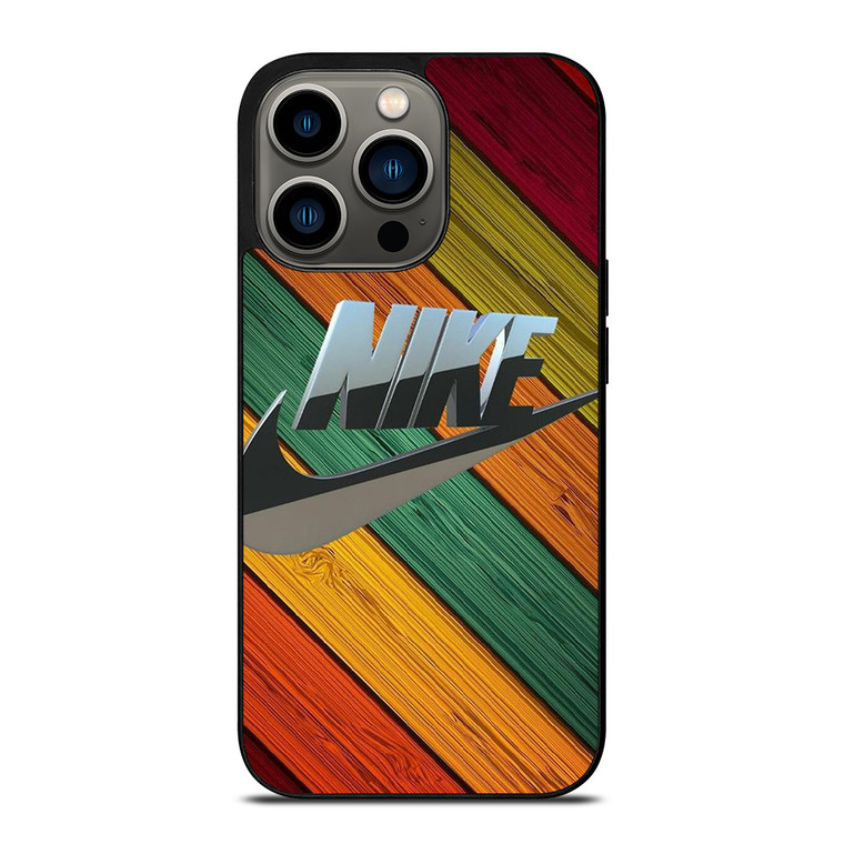 NIKE 3D WOOD LOGO iPhone 13 Pro Case Cover NIKE 3D WOOD LOGO iPhone 13 Pro Case Cover