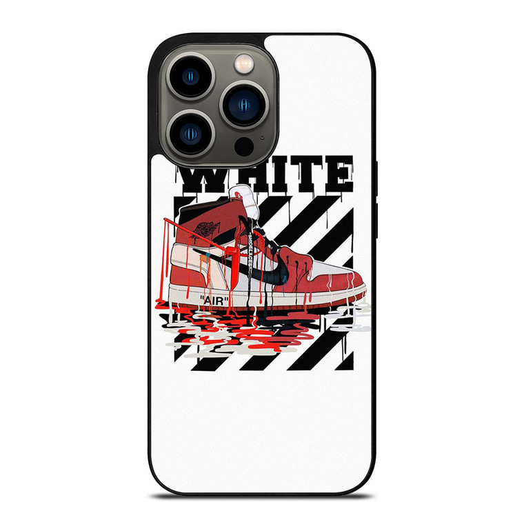 NIKE AIR JORDAN OFF WHITE MELTED iPhone 13 Pro Case Cover NIKE AIR JORDAN OFF WHITE MELTED iPhone 13 Pro Case Cover