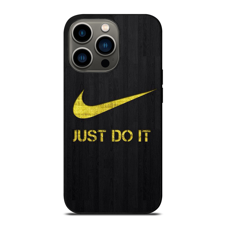 NIKE JUST DO IT WOOD LOGO YELLOW iPhone 13 Pro Case Cover NIKE JUST DO IT WOOD LOGO YELLOW iPhone 13 Pro Case Cover