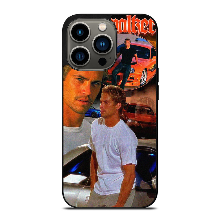 PAUL WALKER FAST AND FURIOUS COLLAGE iPhone 13 Pro Case Cover