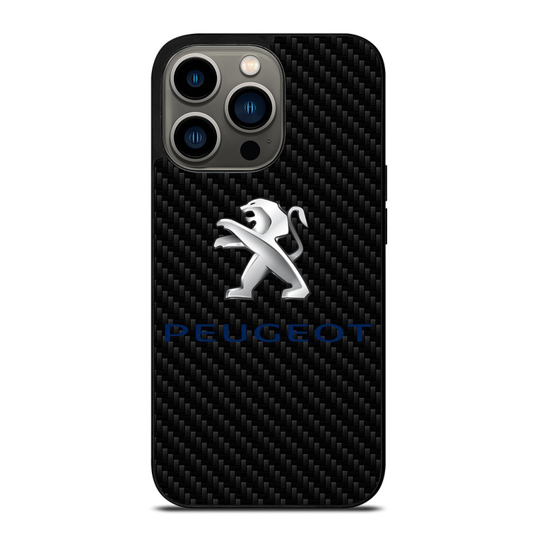 PEUGEOT CARBON EMBLEM iPhone 13 Pro Case Cover