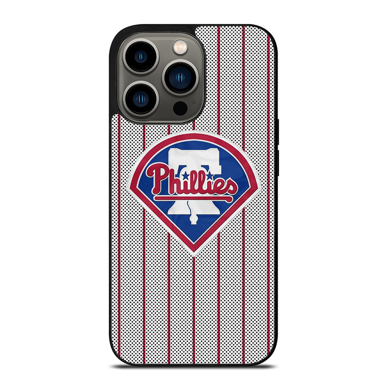 PHILADELPHIA PHILLIES CARBON LOGO iPhone 13 Pro Case Cover