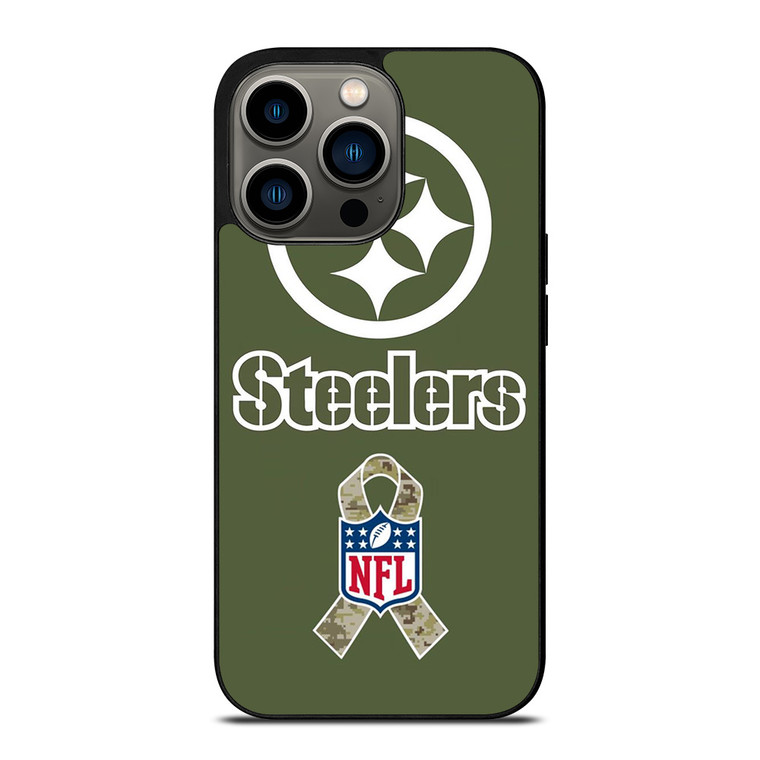 PITTSBURGH STEELERS NFL FOOTBALL BADGE iPhone 13 Pro Case Cover