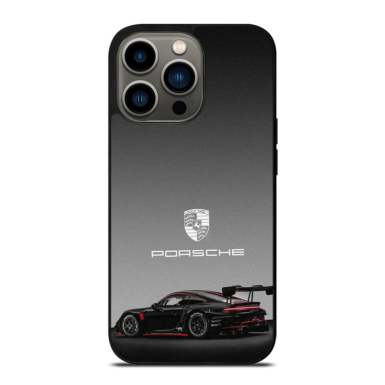 PORSCHE 911 GT3 RS BLACK iPhone 13 Pro Case Cover