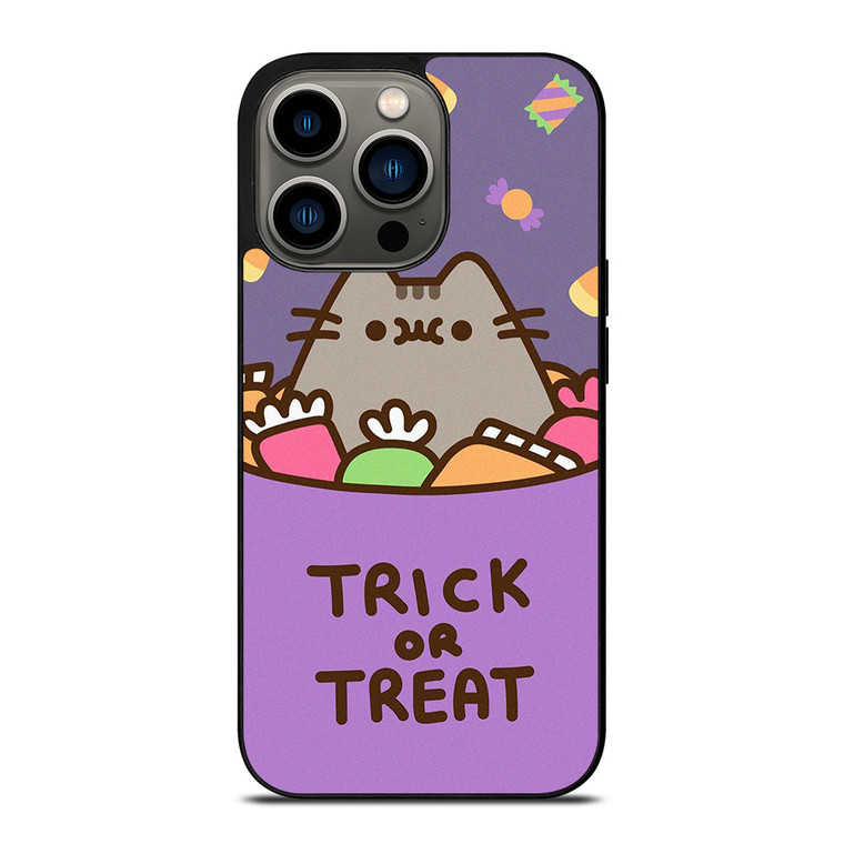 PUSHEEN THE CAT HALLOWEEN TRICK OR TREAT iPhone 13 Pro Case Cover