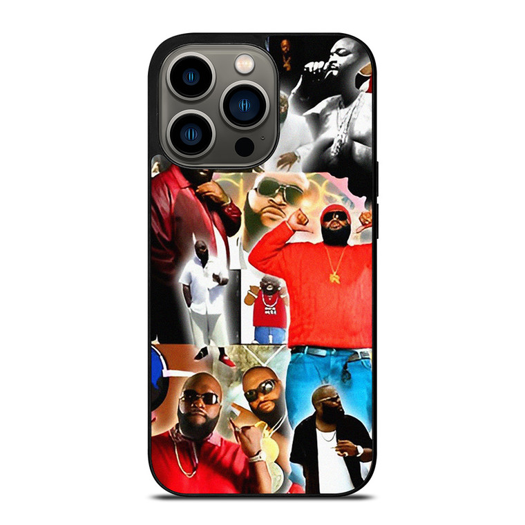 RICK ROSS RAPPER COLLAGE iPhone 13 Pro Case Cover