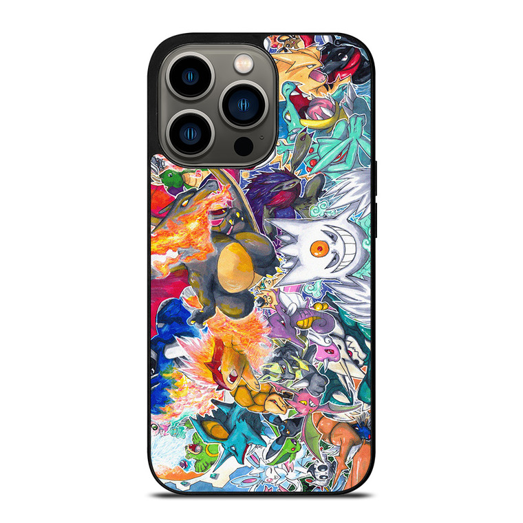 SHINY POKEMON ANIME COLLAGE iPhone 13 Pro Case Cover