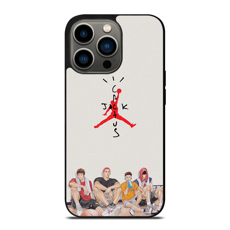 SLAM DUNK CACTUS JACK AIR JORDAN iPhone 13 Pro Case Cover