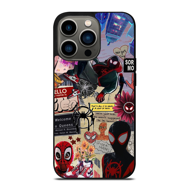SPIDERMAN INTO THE SPIDER VERSE COLLAGE iPhone 13 Pro Case Cover