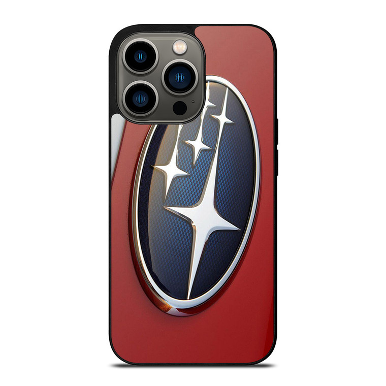 SUBARU CAR RED EMBLEM iPhone 13 Pro Case Cover