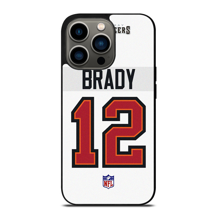 TOM BRADY TAMPA BAY BUCCANEERS WHITE KIT iPhone 13 Pro Case Cover