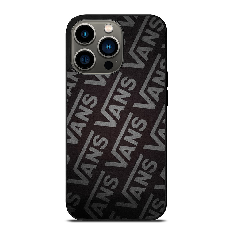 VANS SKATEBOARD BLACK iPhone 13 Pro Case Cover