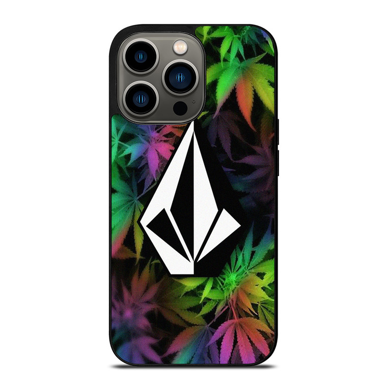 VOLCOM MARIJUANA LEAF iPhone 13 Pro Case Cover
