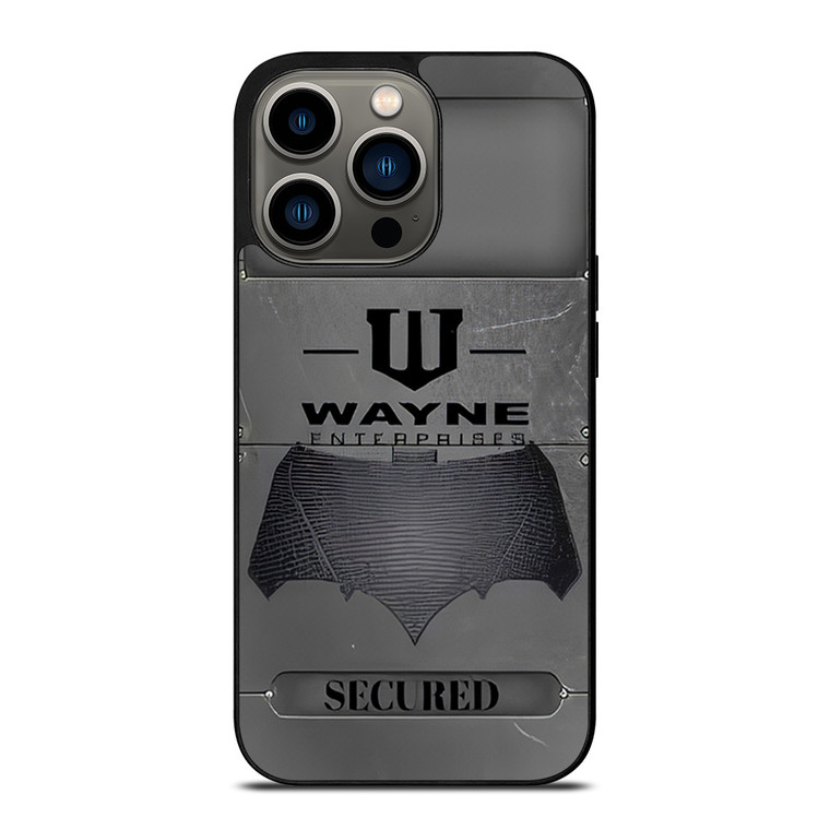 WAYNE ENTERPRISES METAL LOGO iPhone 13 Pro Case Cover