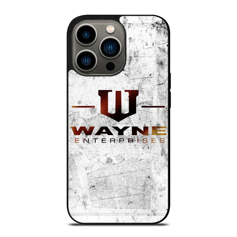 WAYNE ENTERPRISES WHITE LOGO iPhone 13 Pro Case Cover
