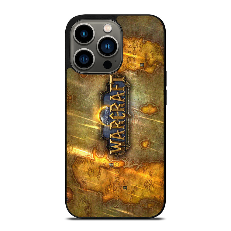 WORLD OF WARCRAFT GAMES MAP 2 iPhone 13 Pro Case Cover