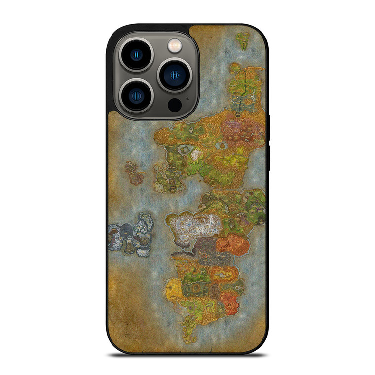 WORLD OF WARCRAFT GAMES MAP iPhone 13 Pro Case Cover WORLD OF WARCRAFT GAMES MAP iPhone 13 Pro Case Cover