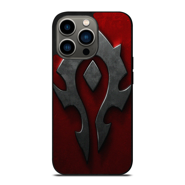 WORLD OF WARCRAFT HORDE BLACK LOGO iPhone 13 Pro Case Cover WORLD OF WARCRAFT HORDE BLACK LOGO iPhone 13 Pro Case Cover