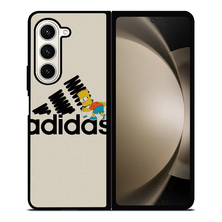 ADIDAS BART SIMPSONS CARTOON LOGO Samsung Galaxy Z Fold 5 Case Cover