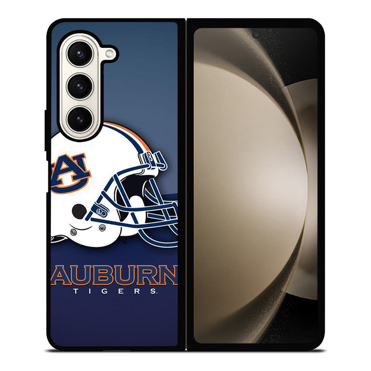 AUBURN TIGERS HELMET FOOTBALL ICON Samsung Galaxy Z Fold 5 Case Cover
