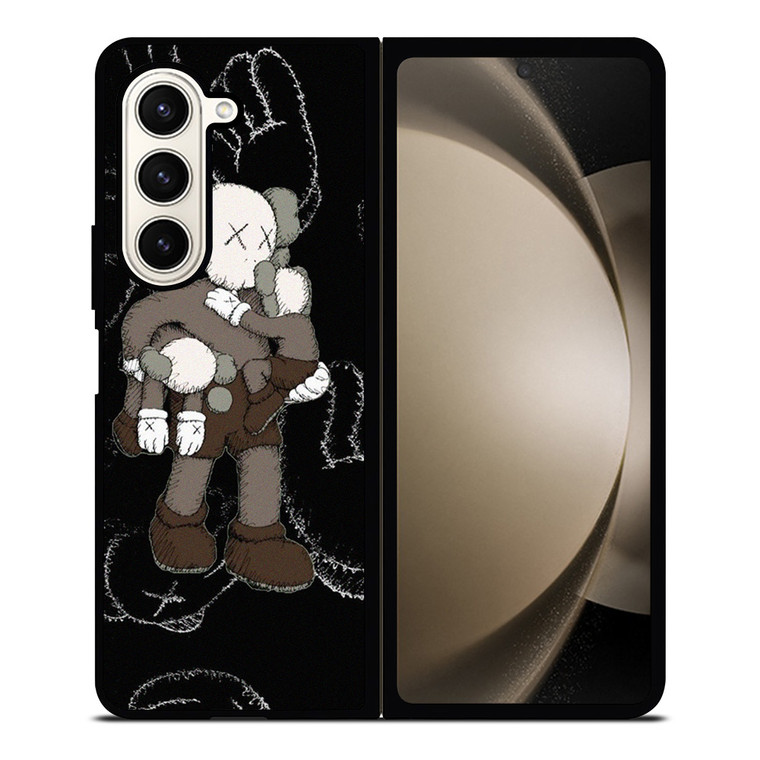 BABY KAWS BLACK Samsung Galaxy Z Fold 5 Case Cover