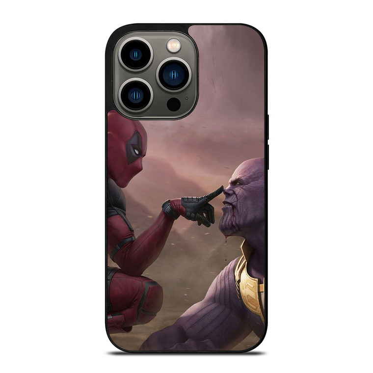 DEADPOOL THANOS MARVEL FUNNY iPhone 13 Pro Case Cover
