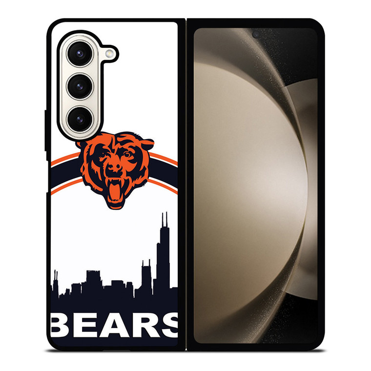 CHICAGO BEARS FOOTBALL CITY ICON Samsung Galaxy Z Fold 5 Case Cover