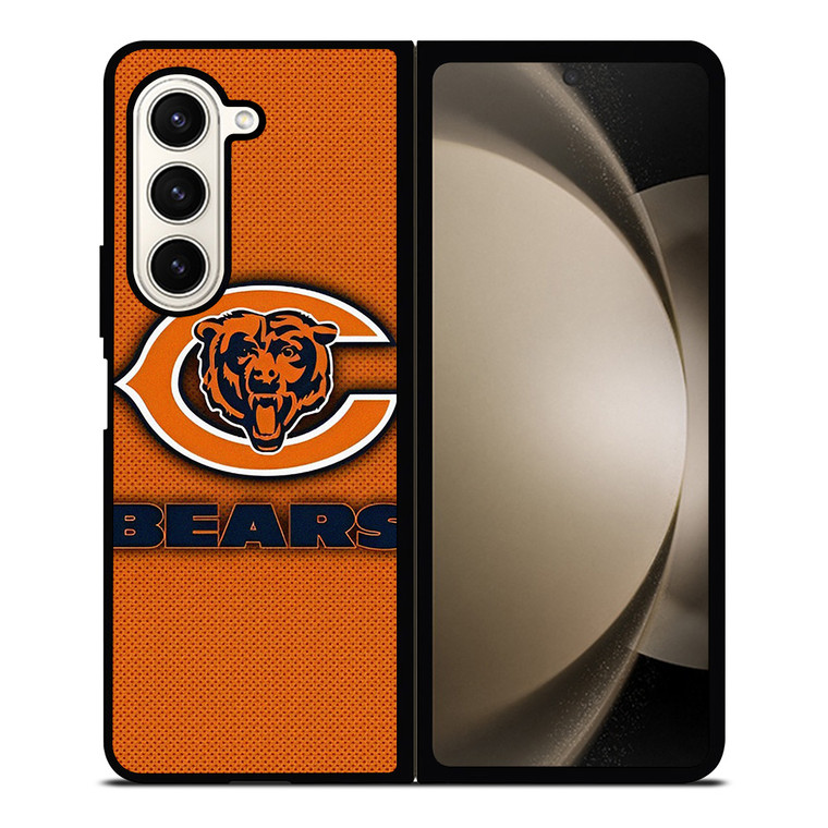 CHICAGO BEARS FOOTBALL NFL CARBON Samsung Galaxy Z Fold 5 Case Cover