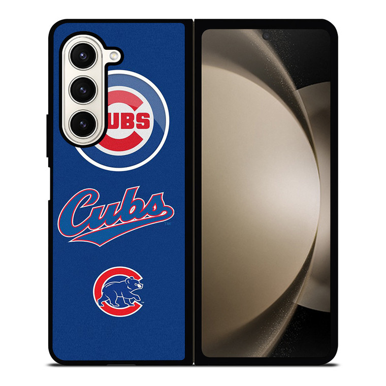 CHICAGO CUBS BASEBALL MLB LOGO Samsung Galaxy Z Fold 5 Case Cover