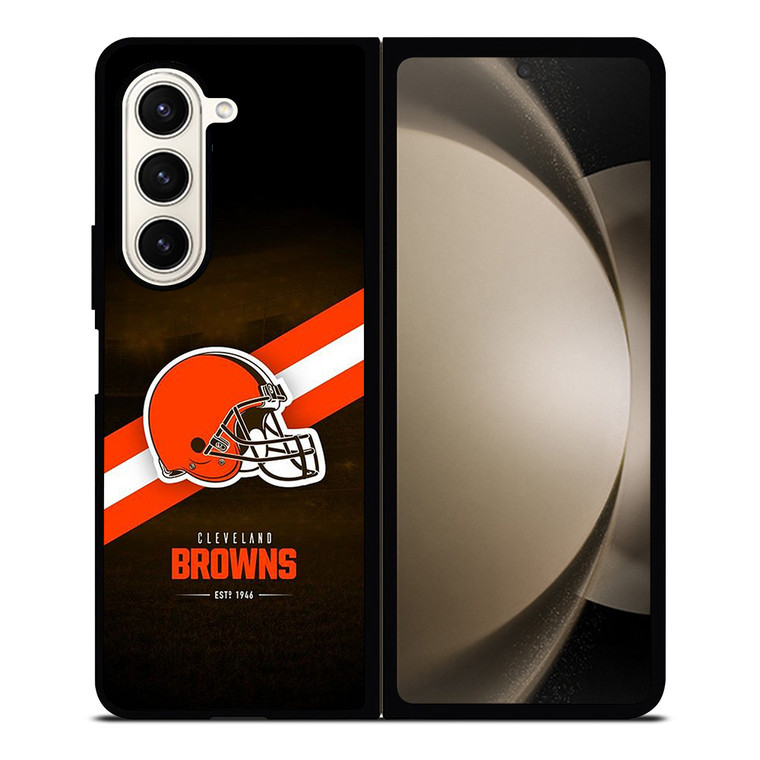 CLEVELAND BROWNS FOOTBALL NFL Samsung Galaxy Z Fold 5 Case Cover