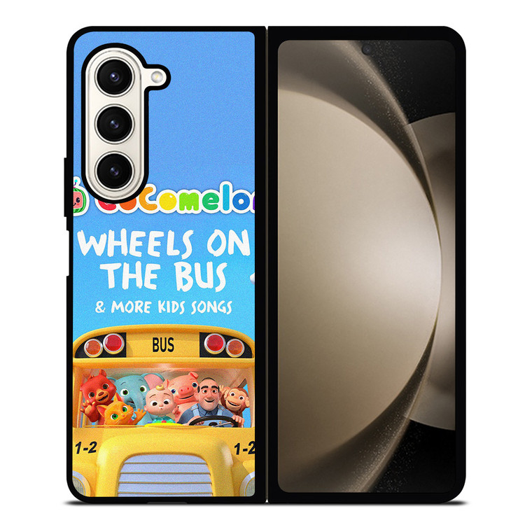 COCOMELON WHEELS ON THE BUS CARTOON Samsung Galaxy Z Fold 5 Case Cover