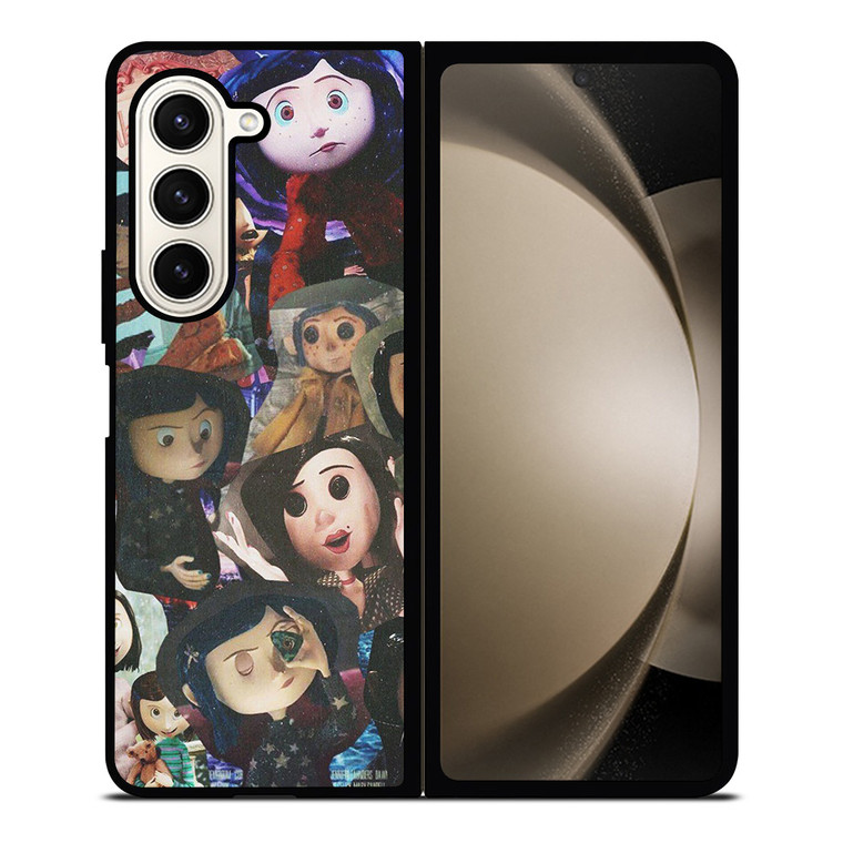 CORALINE JONES MOVIES COLLAGE Samsung Galaxy Z Fold 5 Case Cover