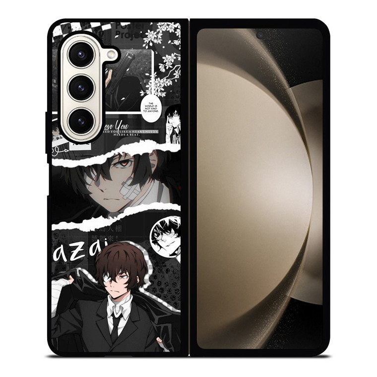 DAZAI BUNGO STRAY DOGS COLLAGE Samsung Galaxy Z Fold 5 Case Cover