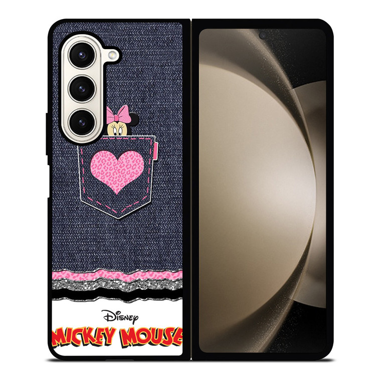 DISNEY MICKEY MOUSE JEANS Samsung Galaxy Z Fold 5 Case Cover